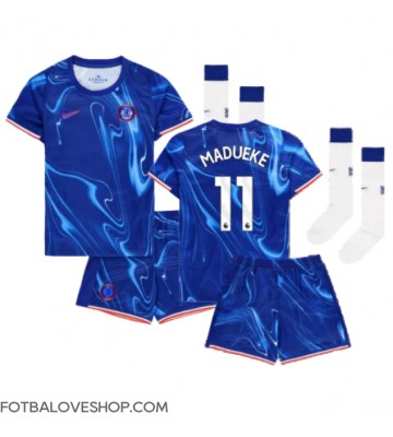 Chelsea Noni Madueke #11 Dětské Domácí Dres 2024-25 Krátký Rukáv (+ trenýrky)